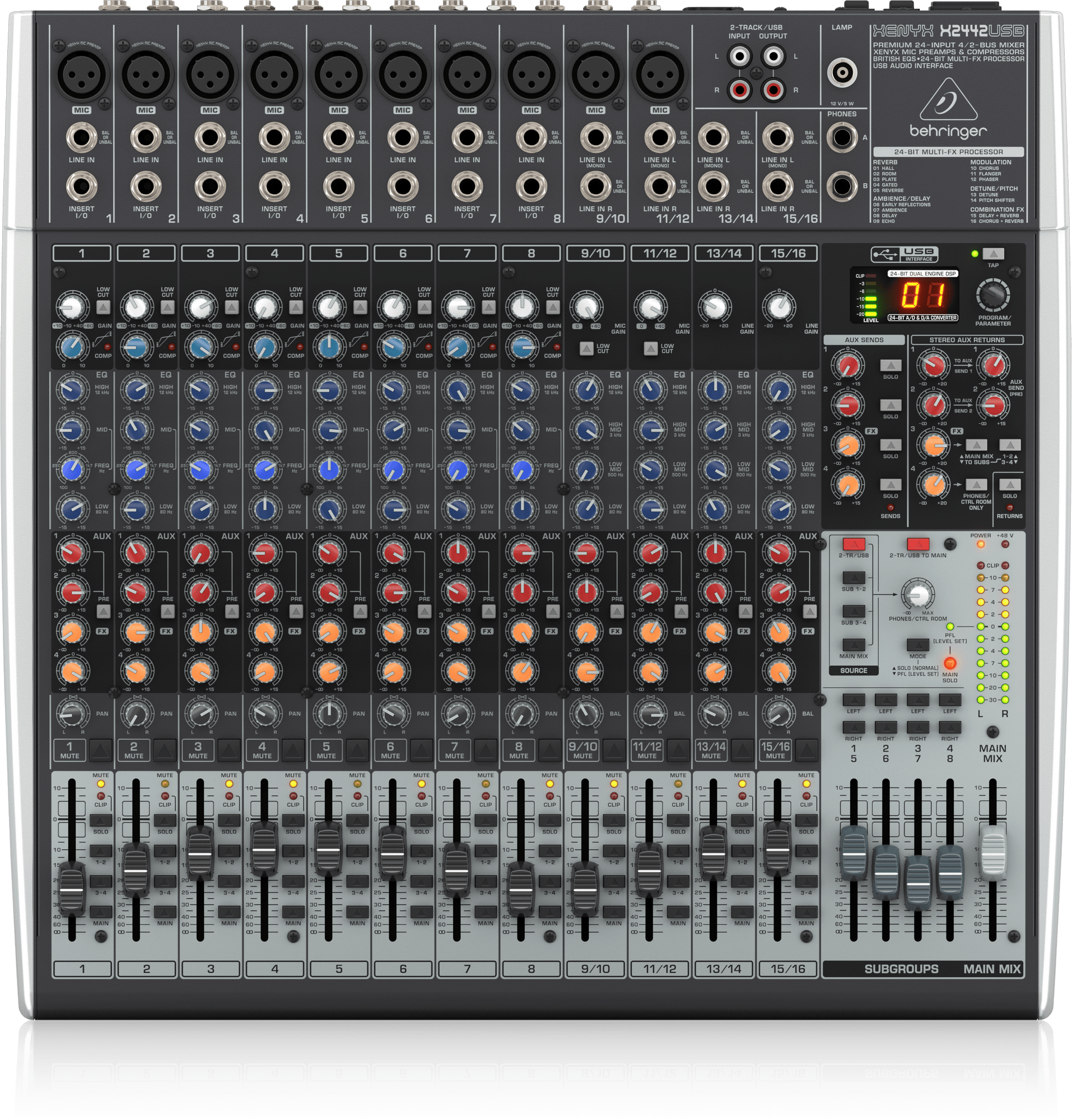 Behringer XENYX X2442USB Mikser audio