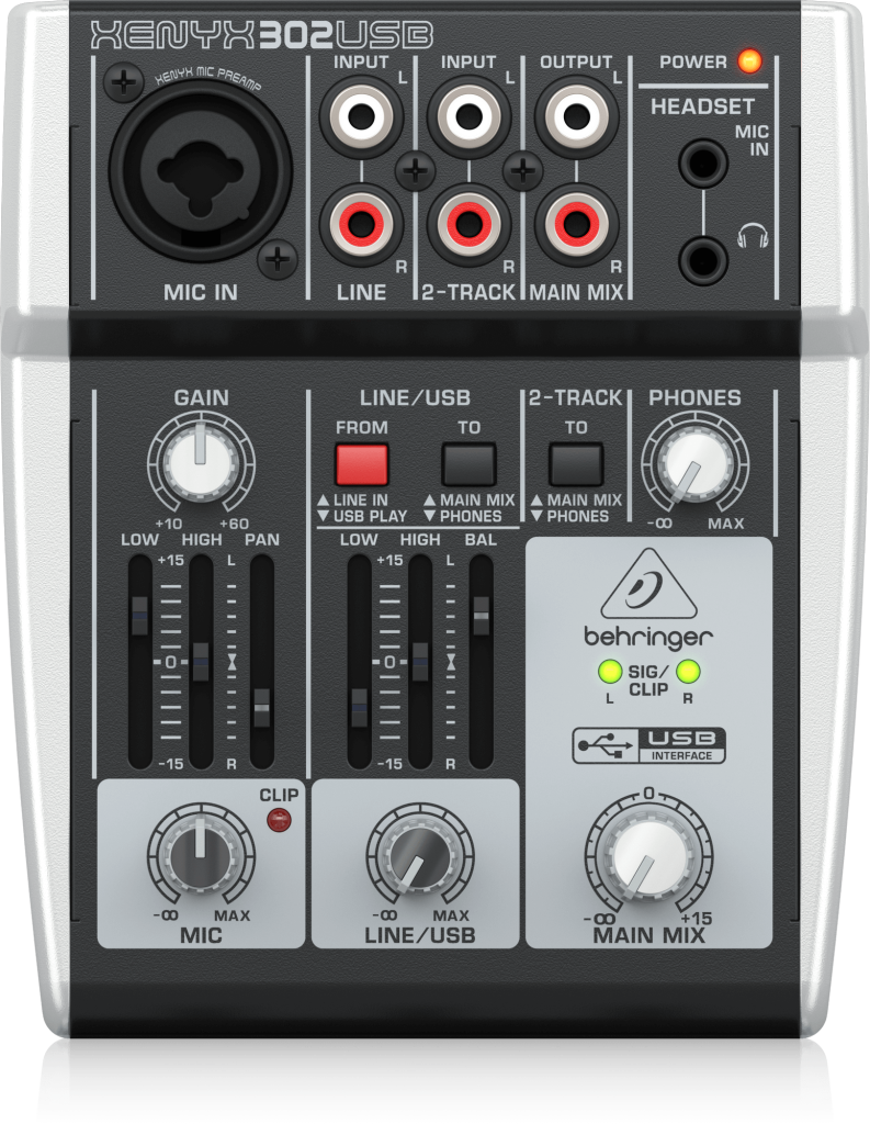 Behringer XENYX 302USB Mikser audio