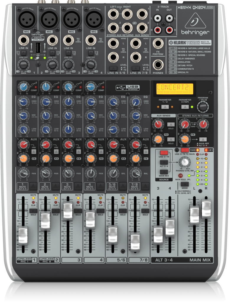 Behringer XENYX QX1204USB Mikser audio