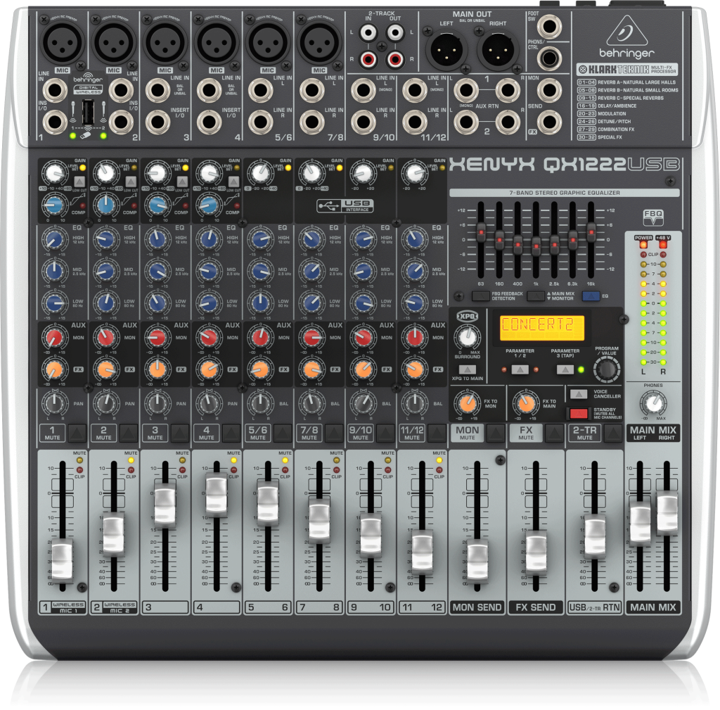 Behringer XENYX QX1222USB Mikser audio