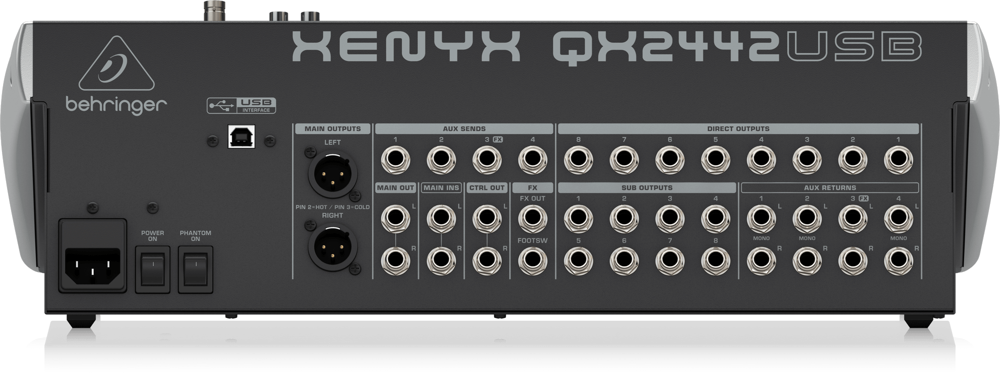 Behringer XENYX QX2442USB Mikser audio