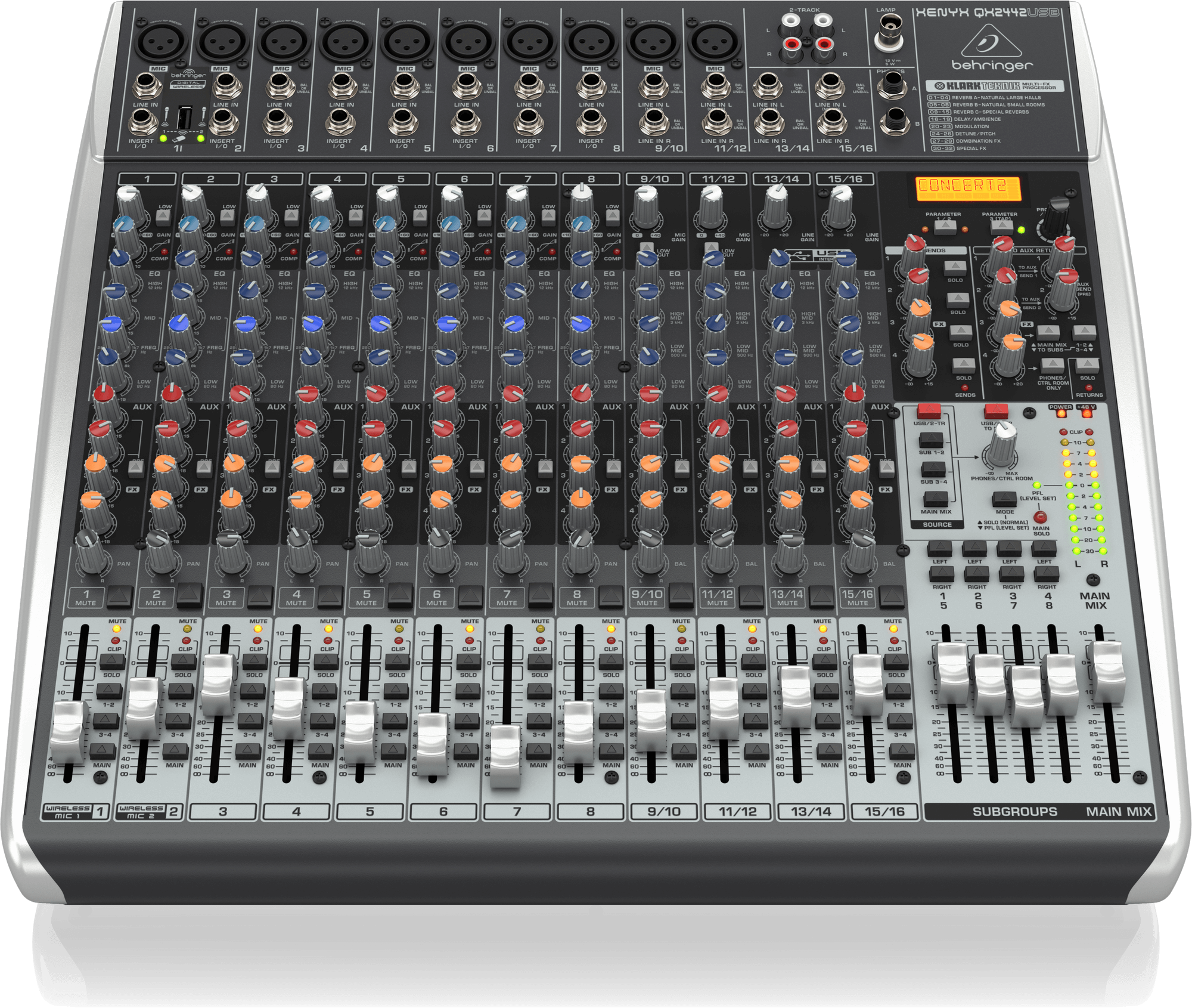 Behringer XENYX QX2442USB Mikser audio