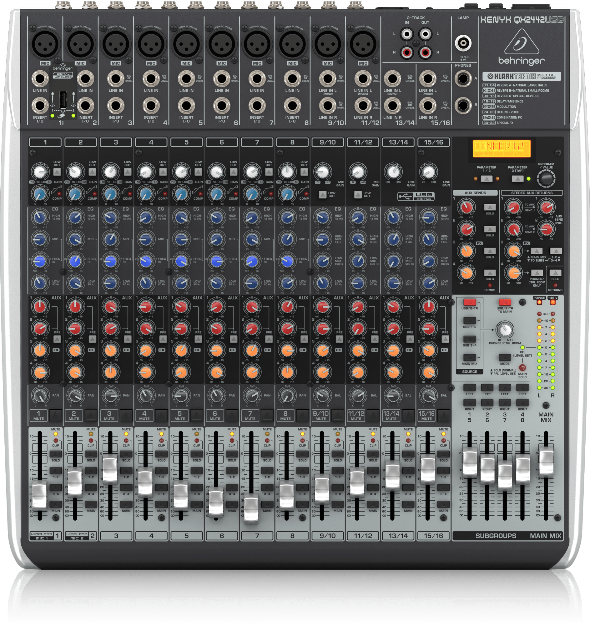 Behringer XENYX QX2442USB Mikser audio