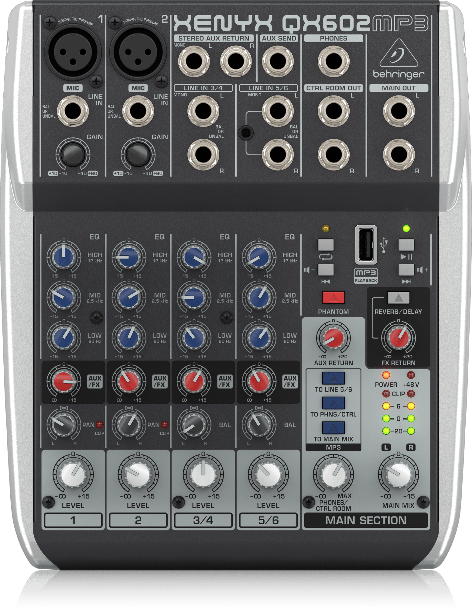 Behringer XENYX QX602MP3 Mikser audio
