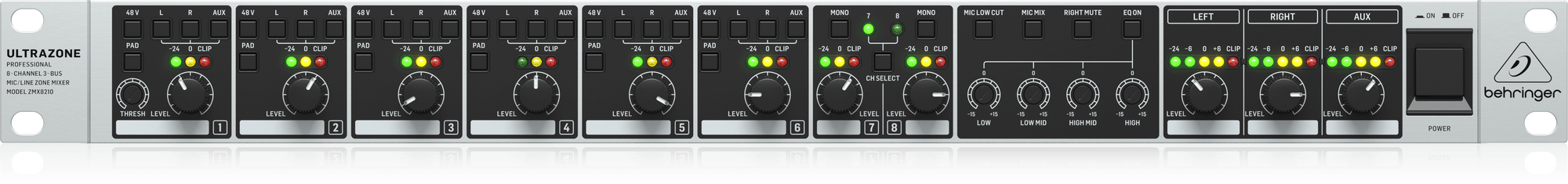 Behringer ZMX8210 V2 Mikser rackowy