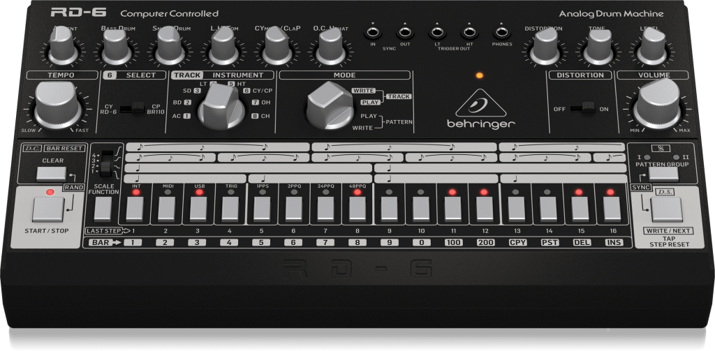 Behringer RD-6-BK Maszyna perkusyjna - czarny
