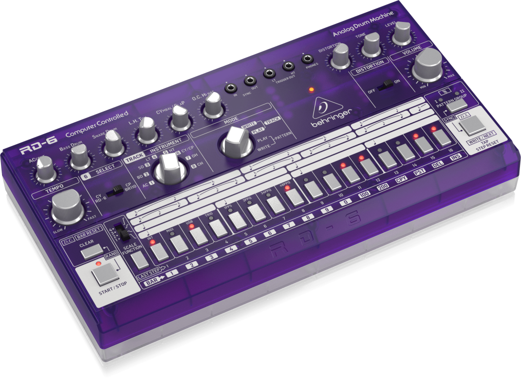 Behringer RD-6-GP Maszyna perkusyjna - fioletowy