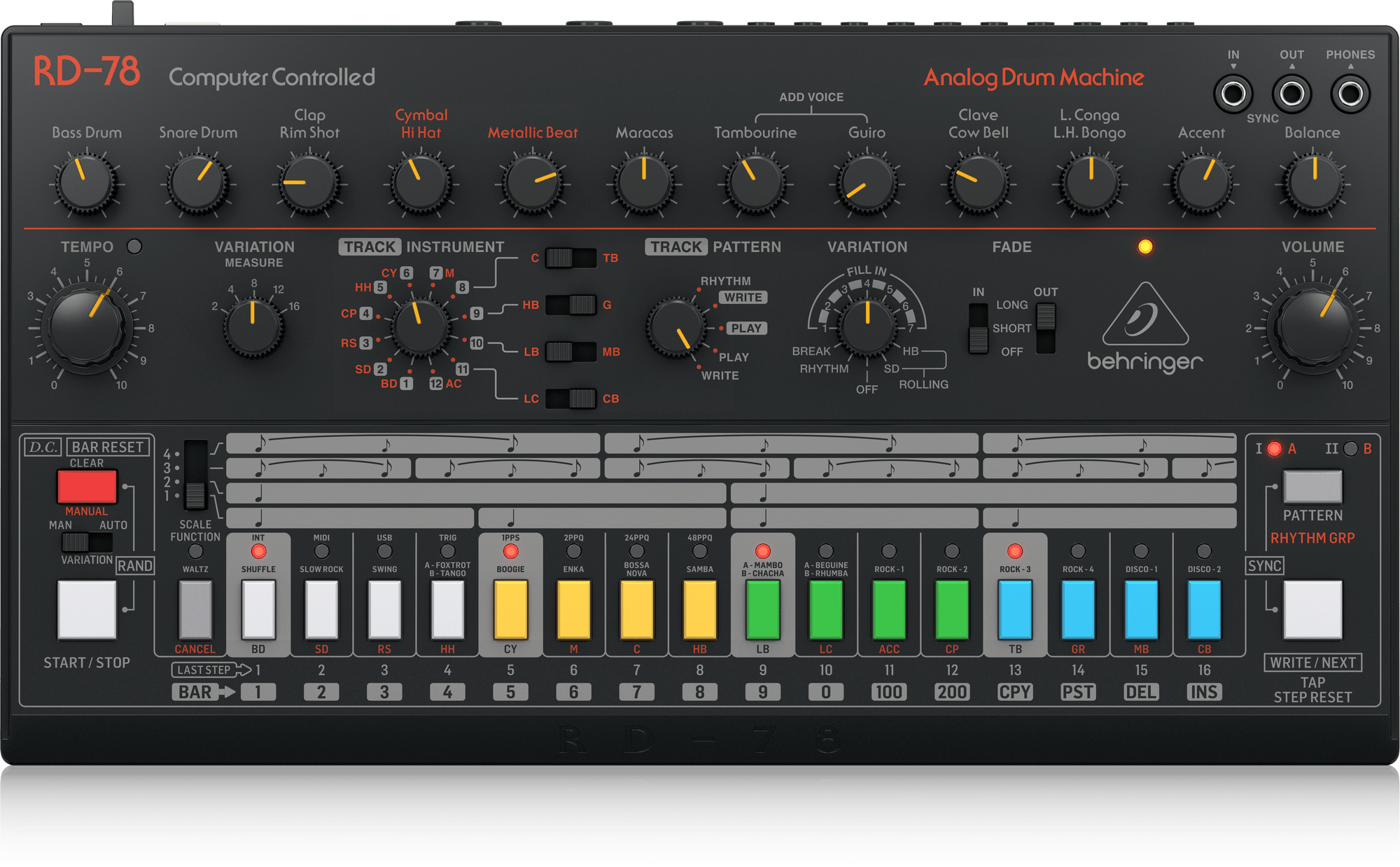 Behringer RD-78 Analogowa maszyna perkusyjna