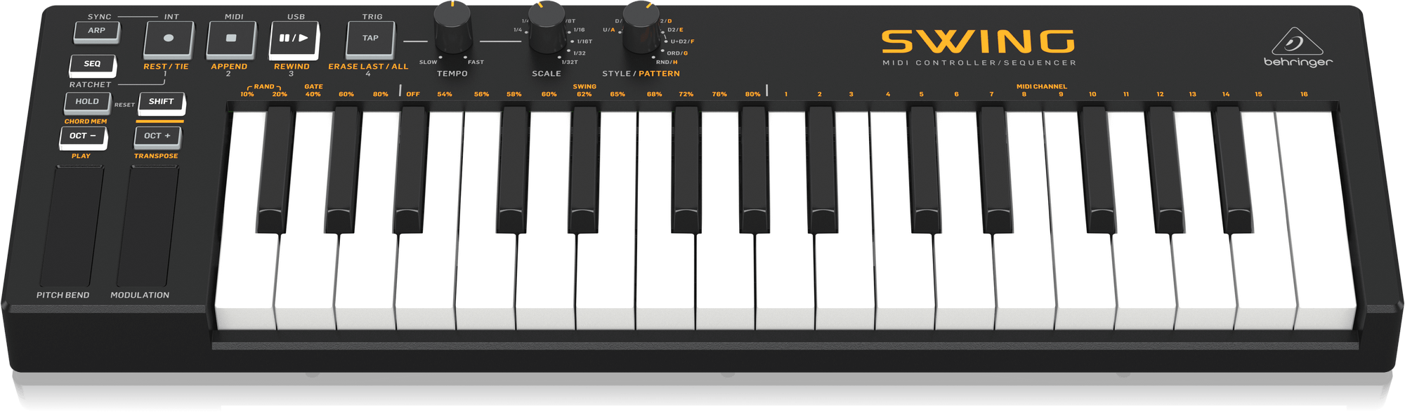 Behringer SWING Klawiatura sterująca USB/MIDI/CV