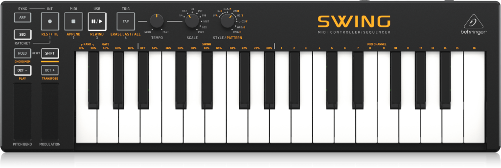 Behringer SWING Klawiatura sterująca USB/MIDI/CV