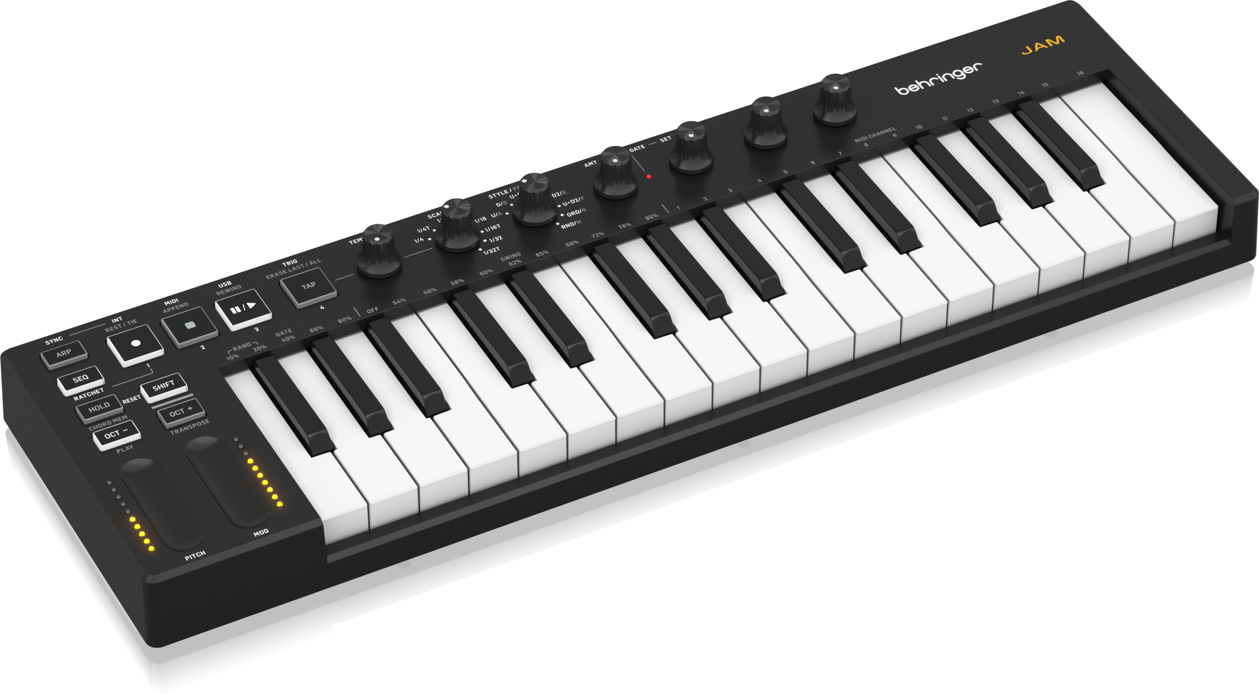 Behringer JAM Klawiatura sterująca USB/MIDI/CV