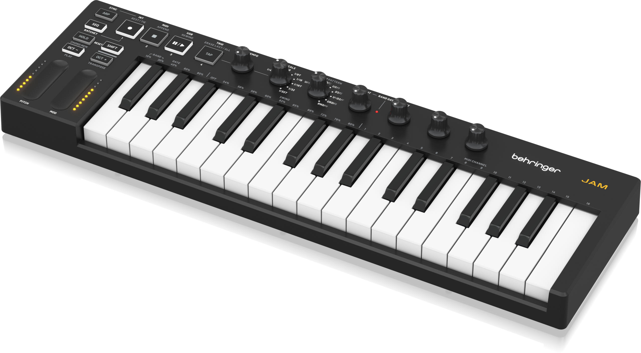 Behringer JAM Klawiatura sterująca USB/MIDI/CV