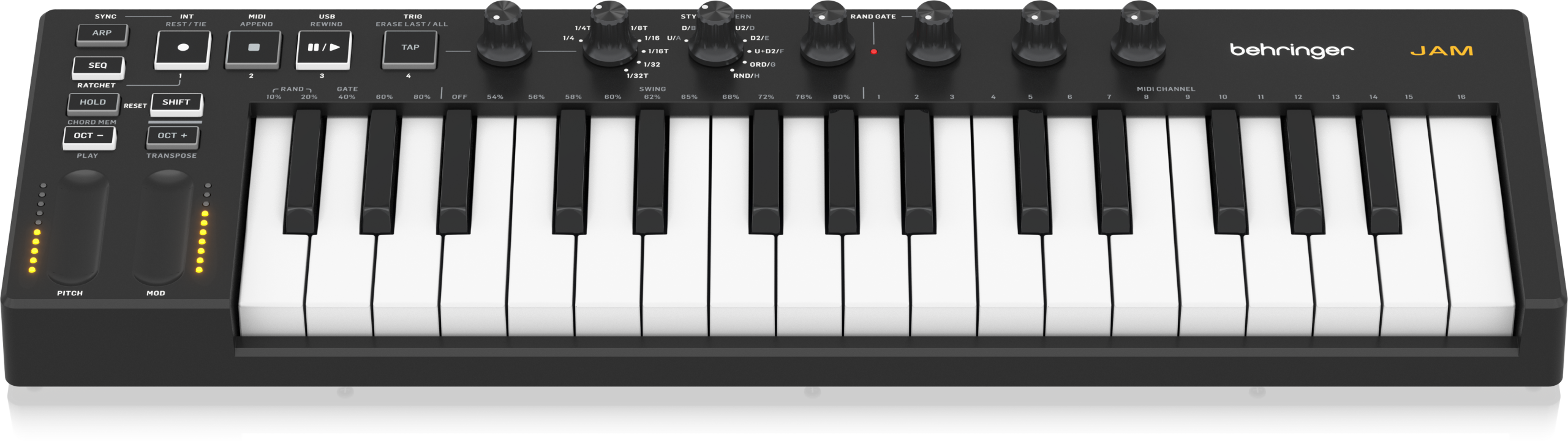 Behringer JAM Klawiatura sterująca USB/MIDI/CV