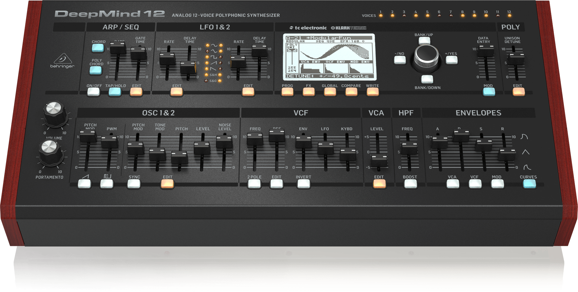 Behringer DEEPMIND 12D Syntezator analogowy typu desktop