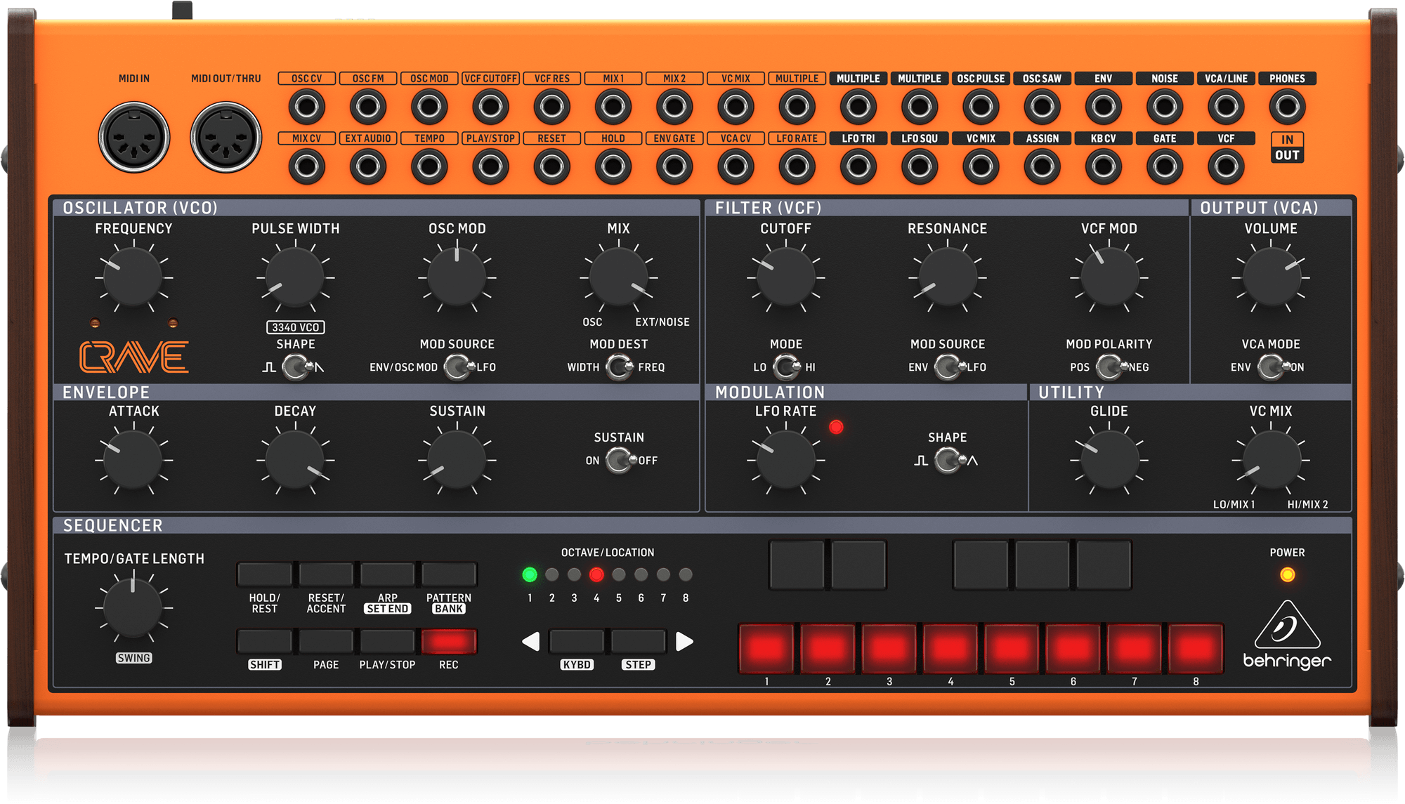 Behringer CRAVE Syntezator analogowy
