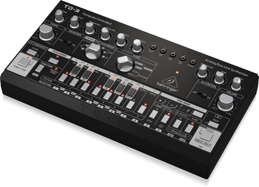 Behringer TD-3-BK Syntezator linii basowej czarny