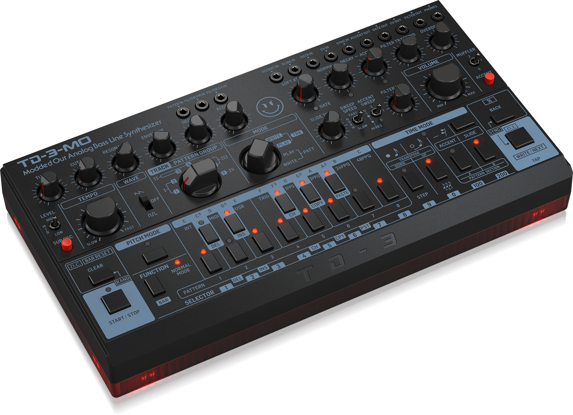 Behringer TD-3-MO-BK Syntezator analogowy linii basowych
