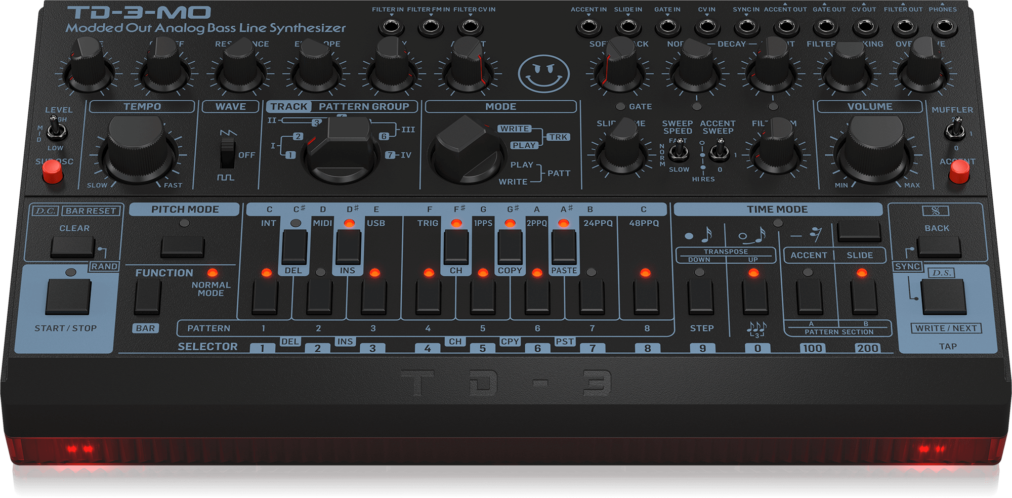 Behringer TD-3-MO-BK Syntezator analogowy linii basowych