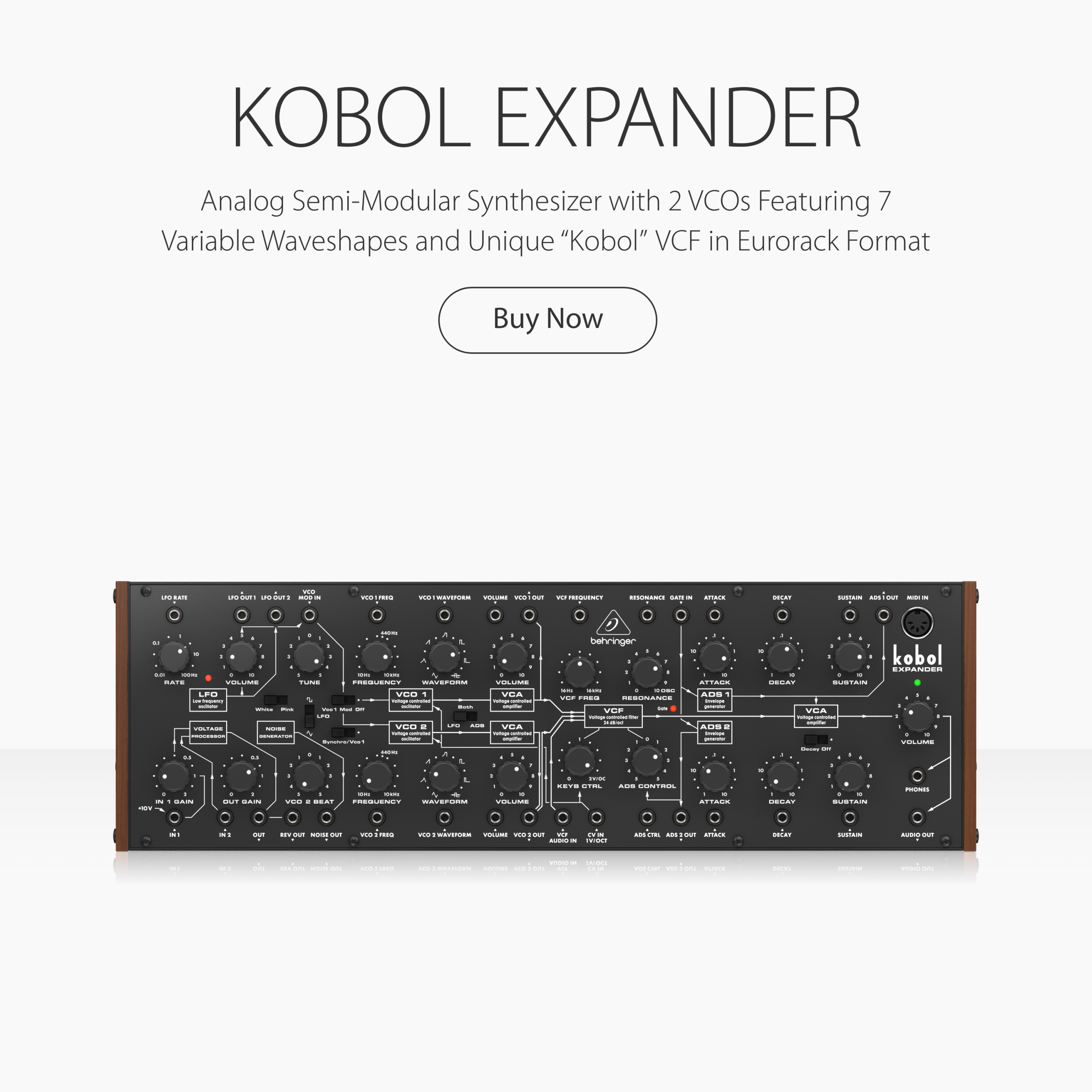 Behringer KOBOL EXPANDER Syntezator analogowy