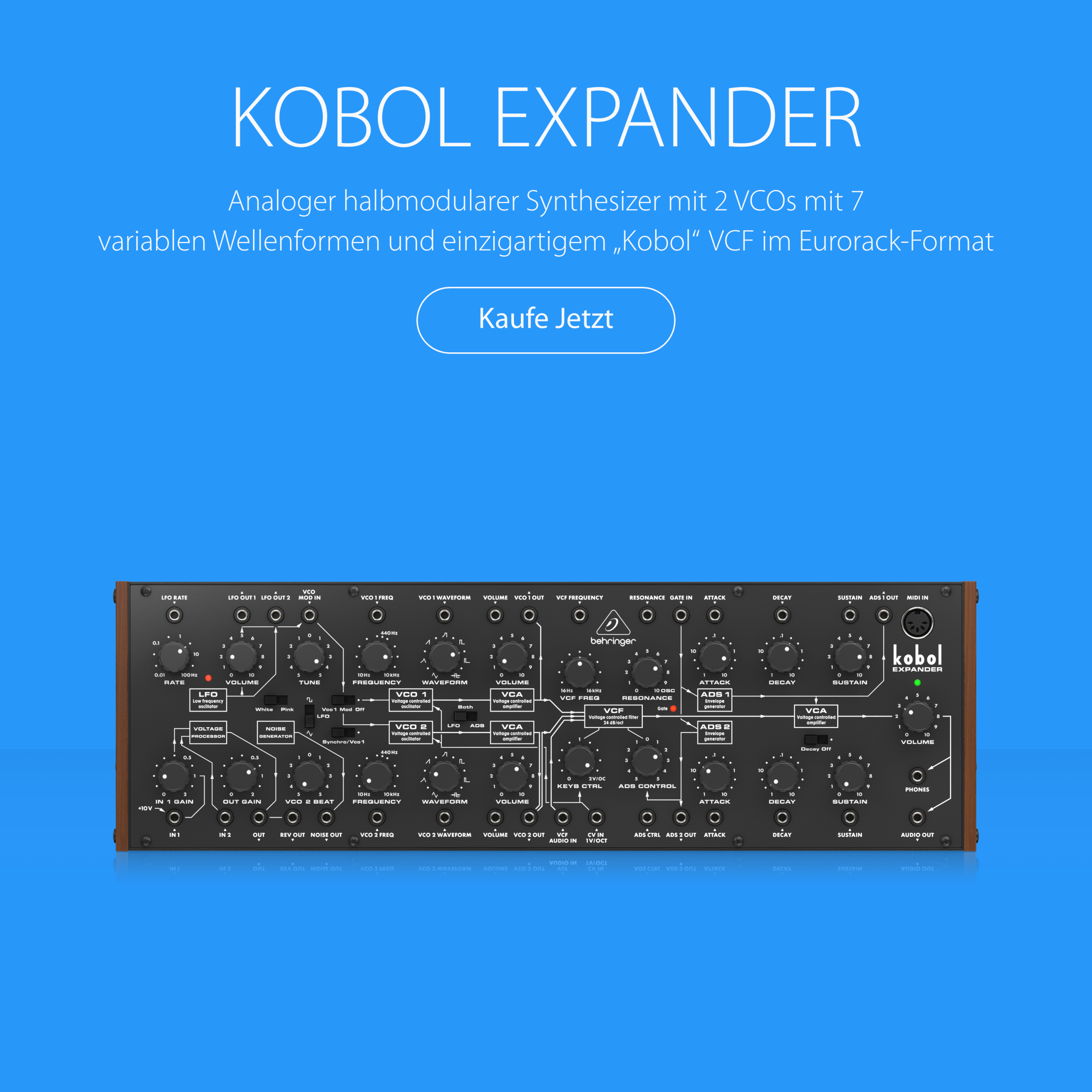 Behringer KOBOL EXPANDER Syntezator analogowy