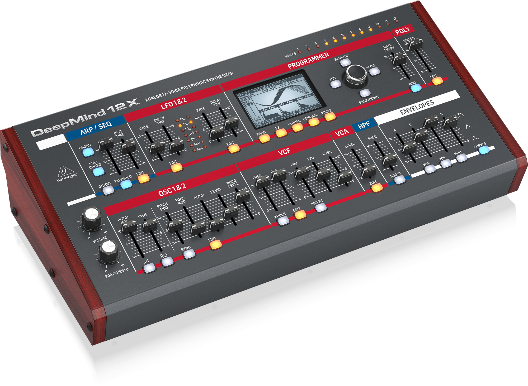 Behringer DEEPMIND 12XD Syntezator analogowy typu desktop