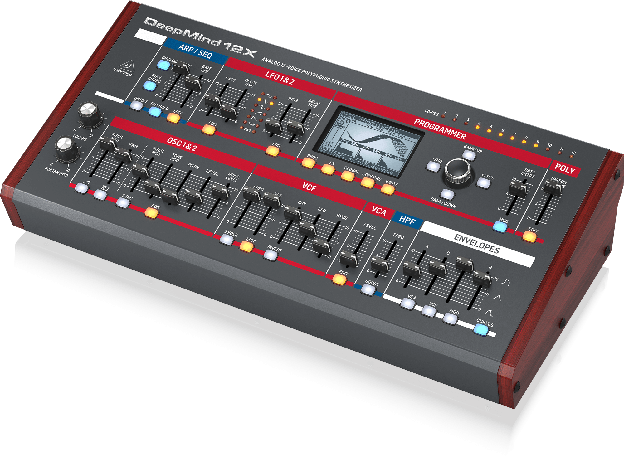 Behringer DEEPMIND 12XD Syntezator analogowy typu desktop