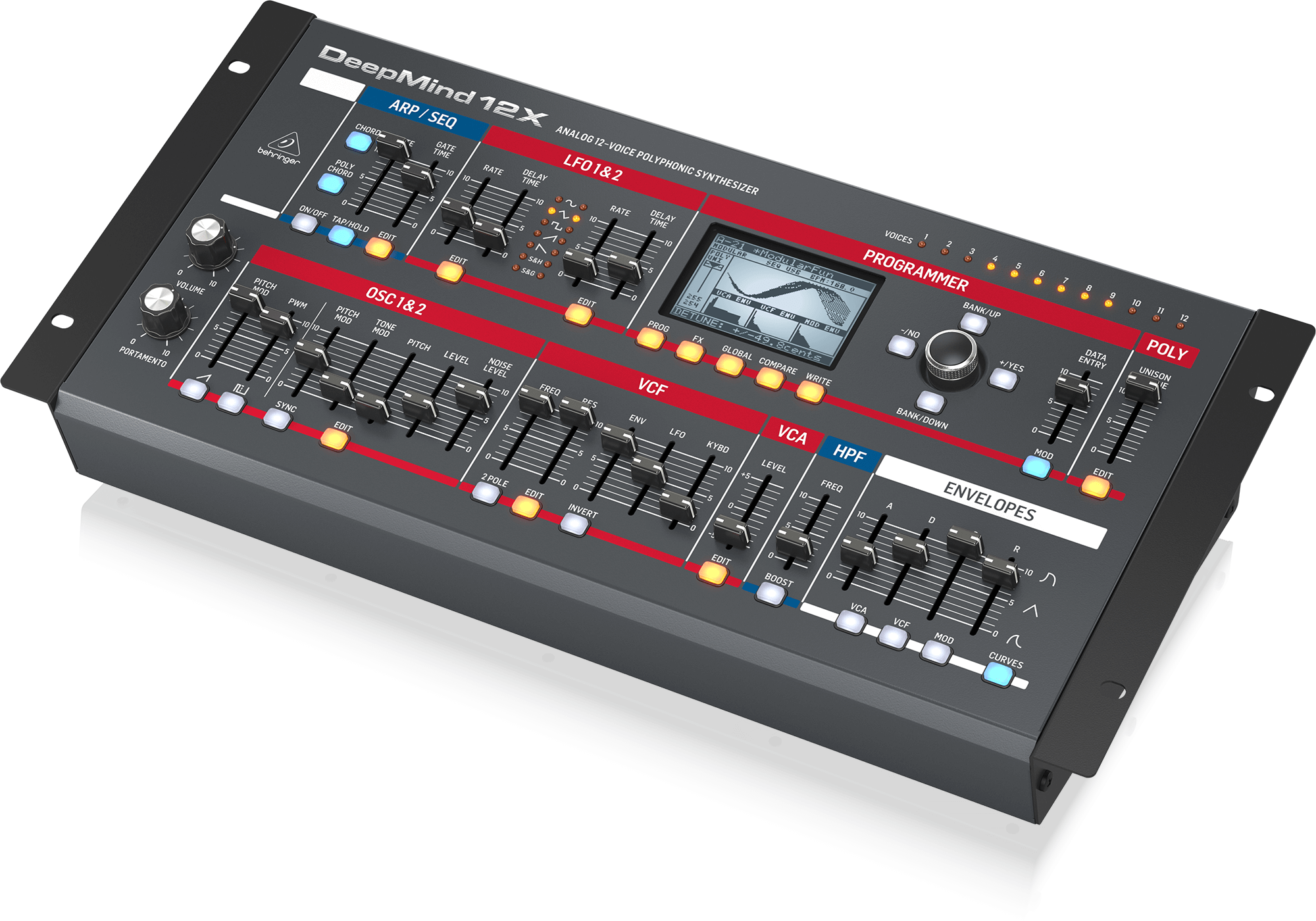 Behringer DEEPMIND 12XD Syntezator analogowy typu desktop