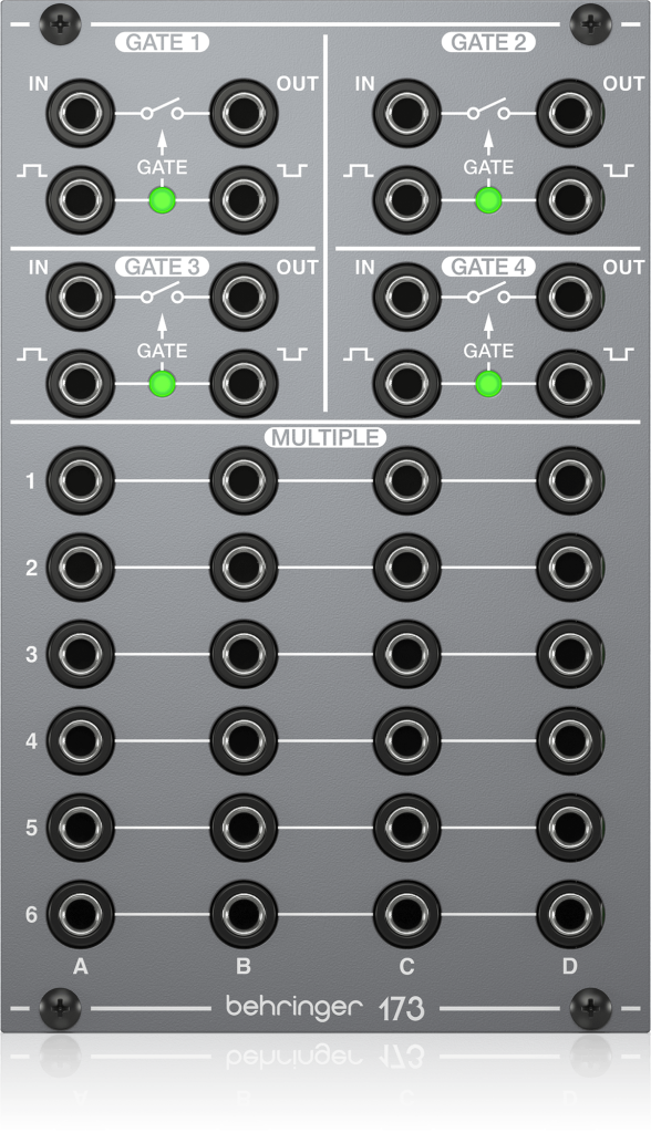 Behringer 173 QUAD GATE/MULTIPLES Moduł syntezatora modularnego