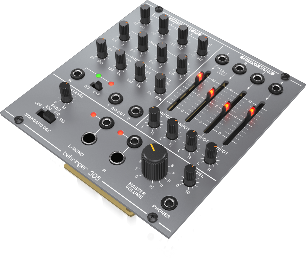 Behringer 305 EQ/MIXER/OUTPUT Moduł syntezatora modularnego