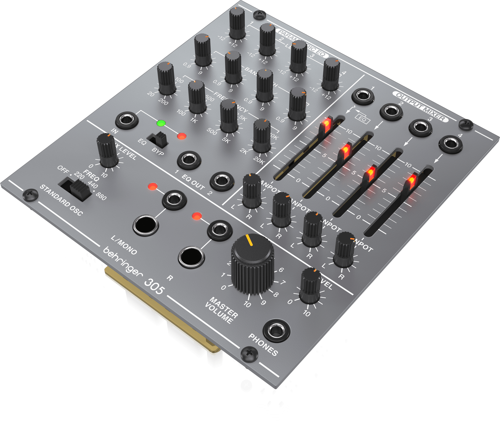 Behringer 305 EQ/MIXER/OUTPUT Moduł syntezatora modularnego