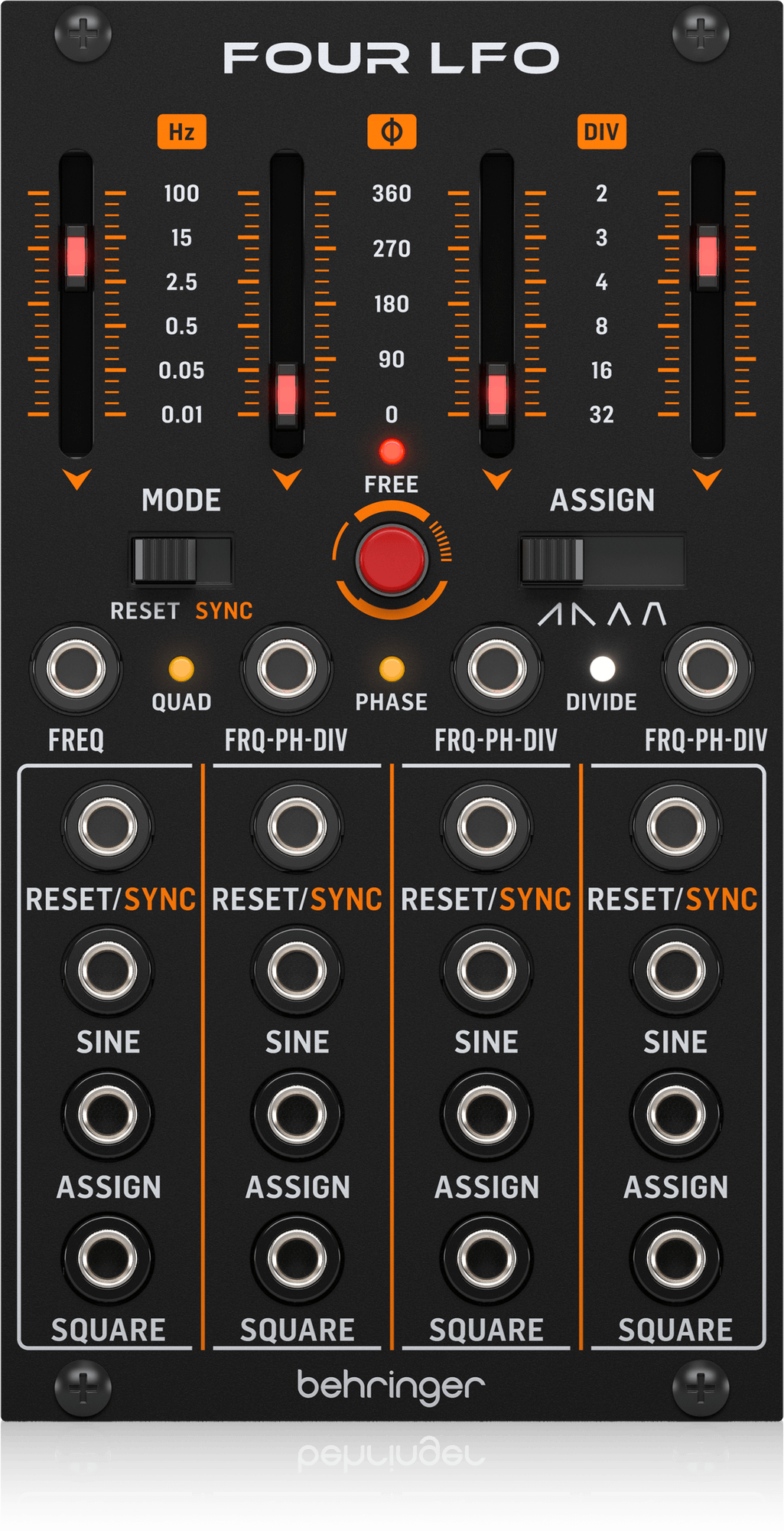 Behringer FOUR LFO Moduł syntezatora modularnego