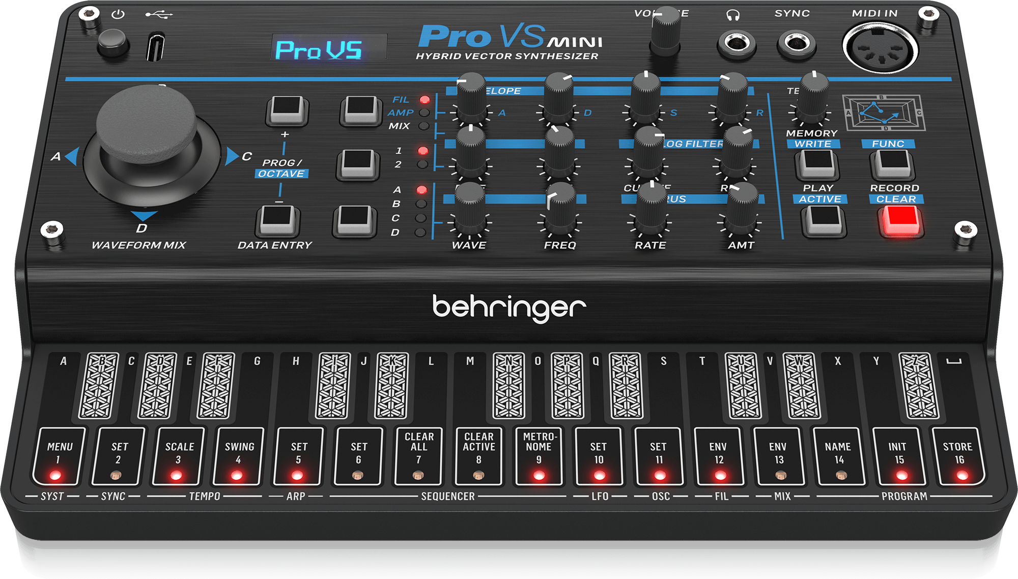 Behringer PRO-VS MINI Syntezator hybrydowy