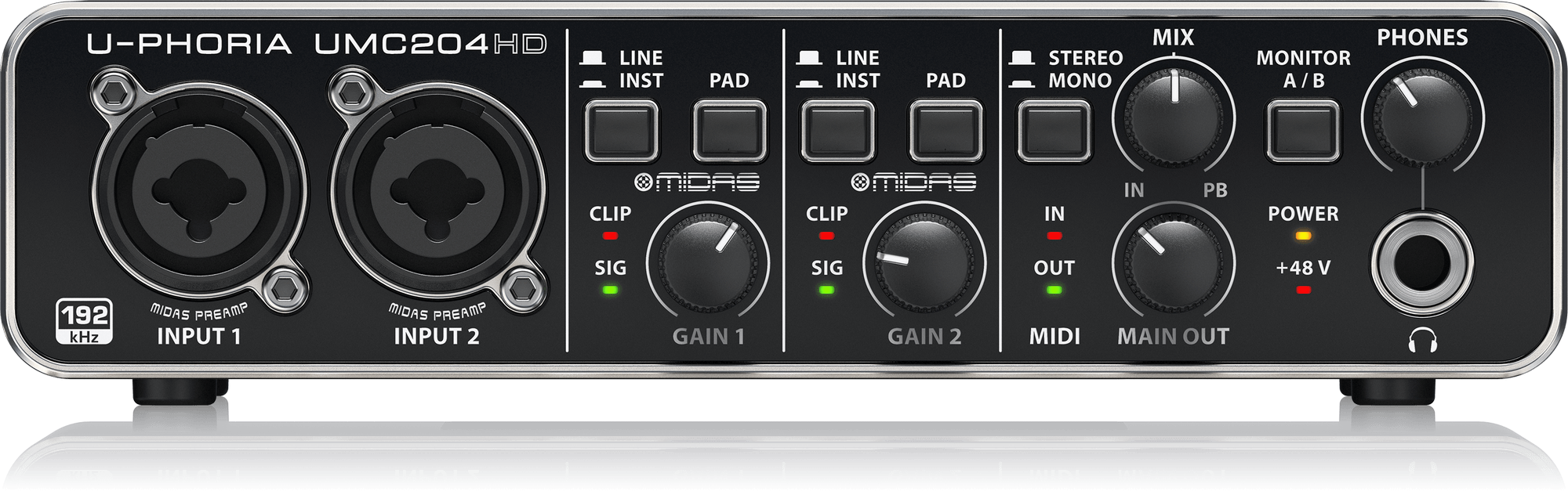 Behringer UMC204HD Interfejs audio USB