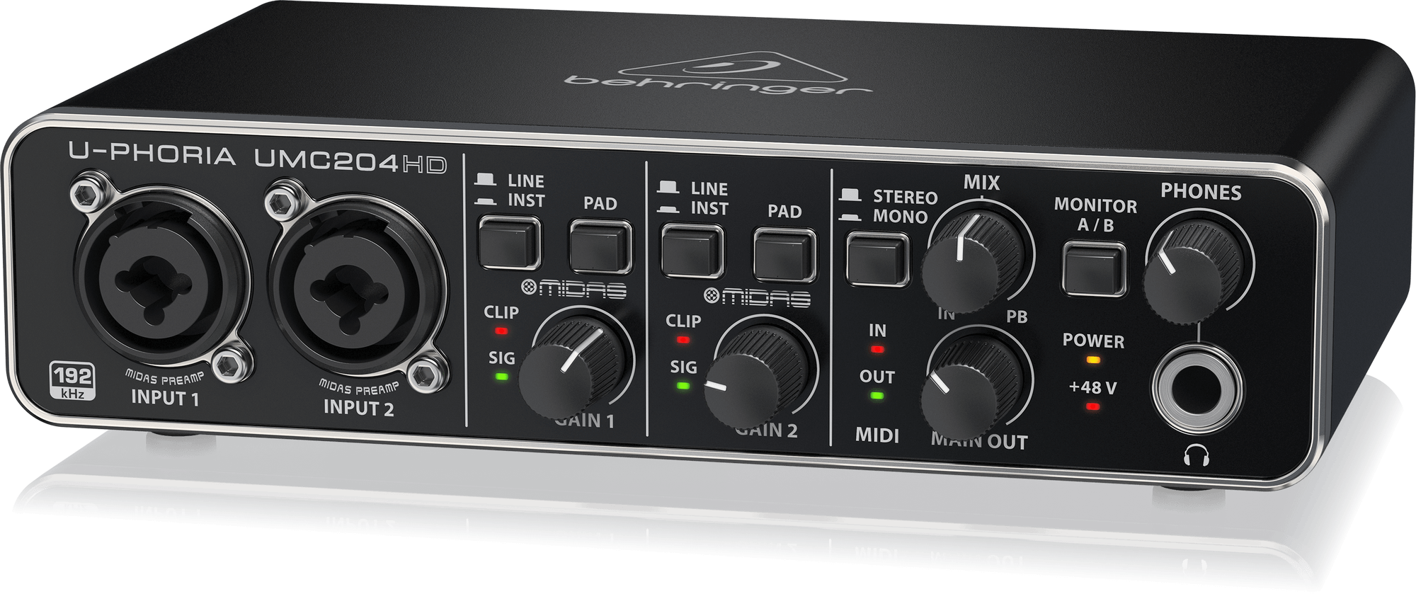 Behringer UMC204HD Interfejs audio USB