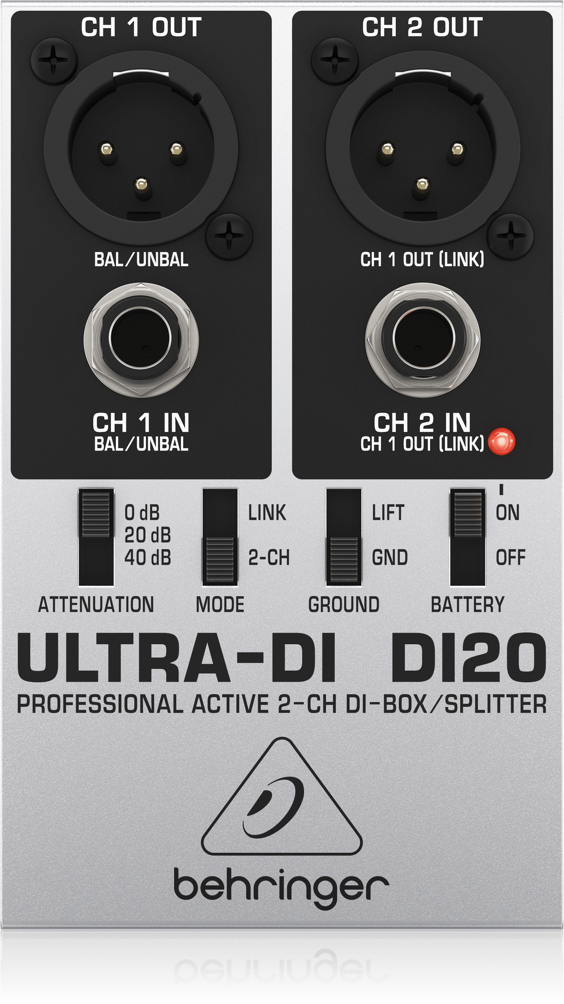 Behringer DI20 DI-box aktywny stereo