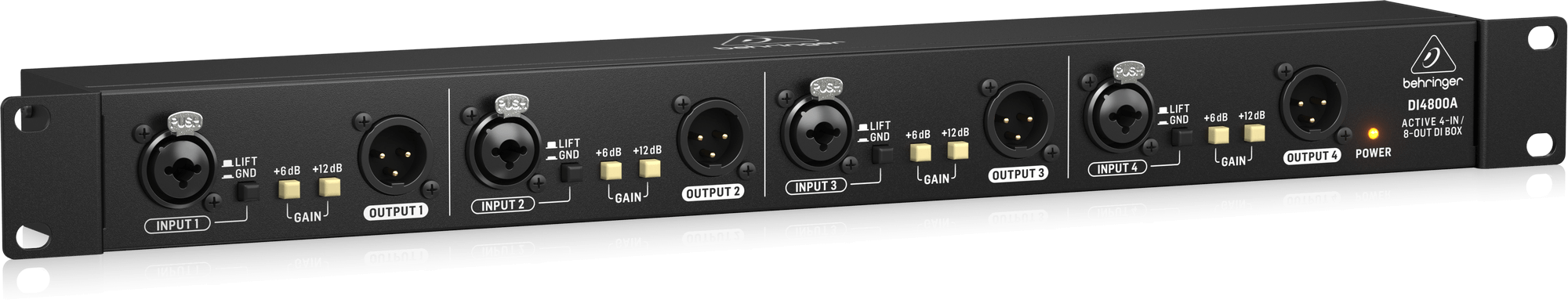 Behringer DI4800A DI-box aktywny 4-kanałowy