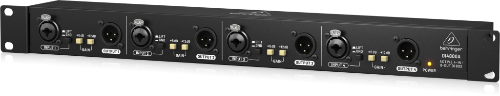 Behringer DI4800A DI-box aktywny 4-kanałowy