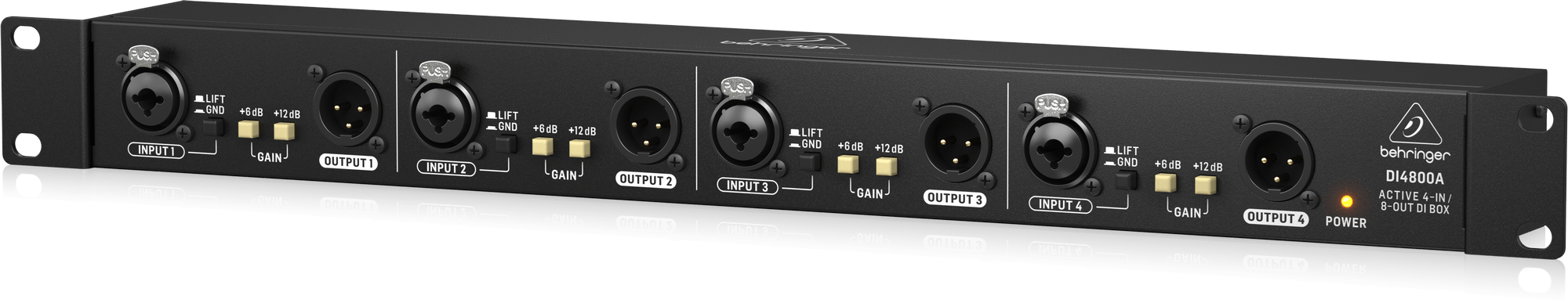 Behringer DI4800A DI-box aktywny 4-kanałowy