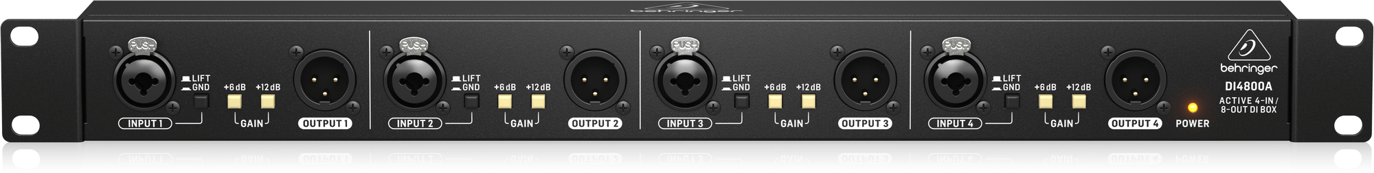 Behringer DI4800A DI-box aktywny 4-kanałowy