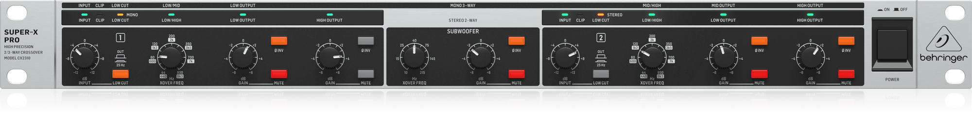 Behringer CX2310 V2 Zwrotnica głośnikowa