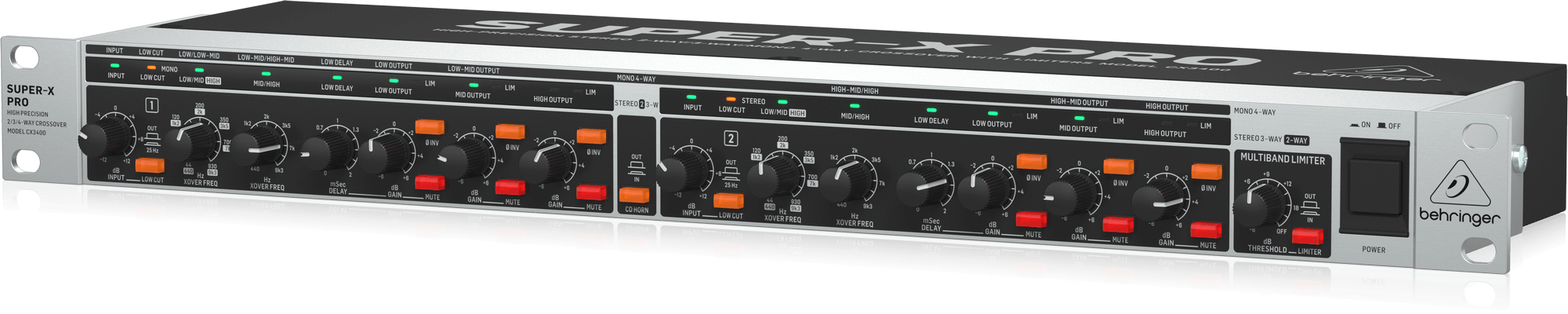 Behringer CX3400 V2 Zwrotnica głośnikowa