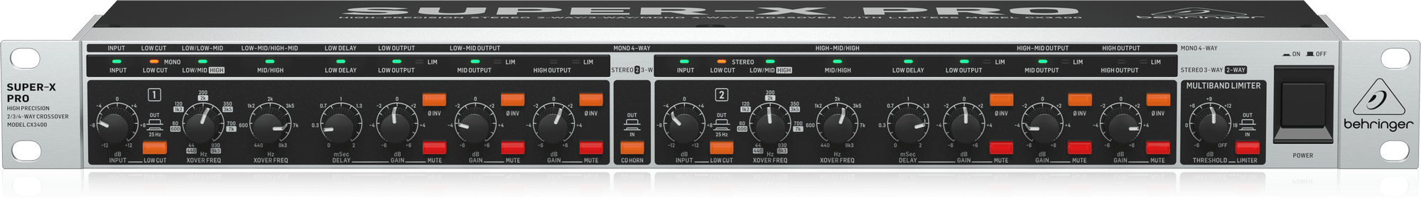 Behringer CX3400 V2 Zwrotnica głośnikowa