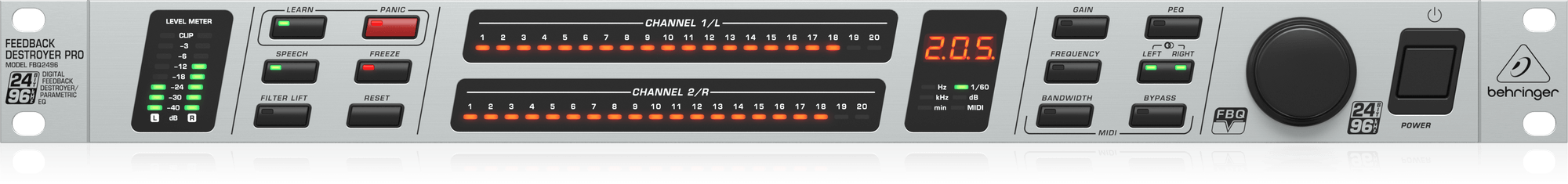Behringer FBQ2496 Eliminator sprzężeń