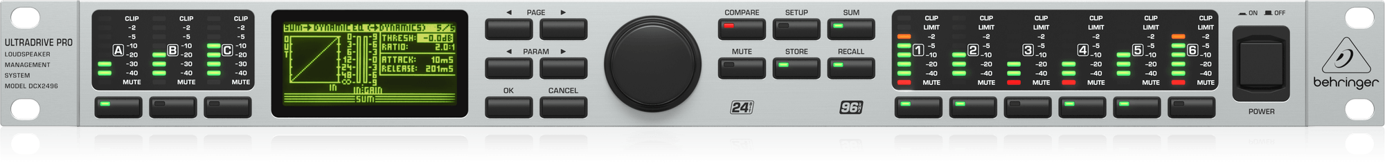 Behringer DCX2496 Cyfrowy procesor głośnikowy