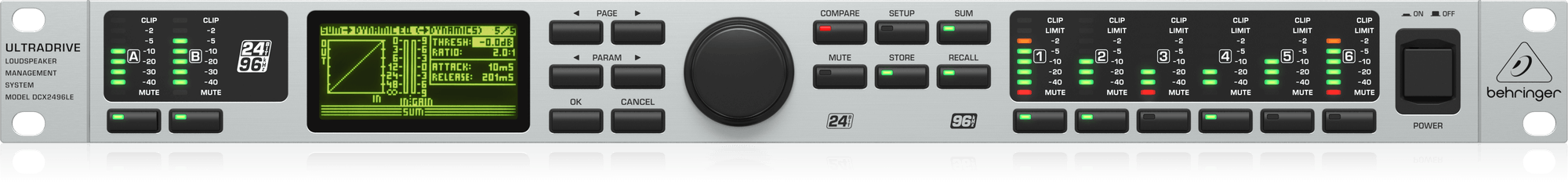 Behringer DCX2496LE Cyfrowy procesor głośnikowy