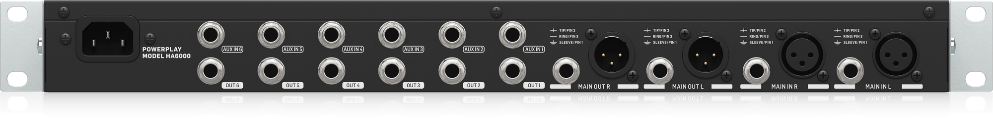 Behringer HA6000 Wzmacniacz słuchawkowy 6-kanałowy