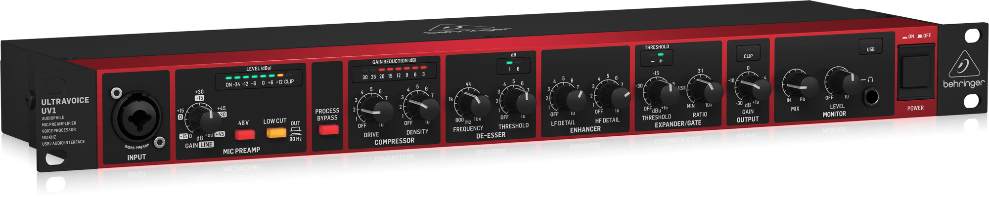 Behringer UV1 Przedwzmacniacz mikrofonowy z interfejsem USB
