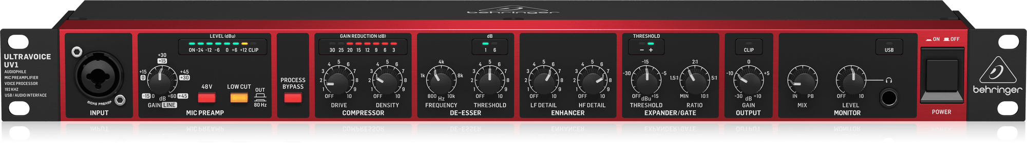 Behringer UV1 Przedwzmacniacz mikrofonowy z interfejsem USB
