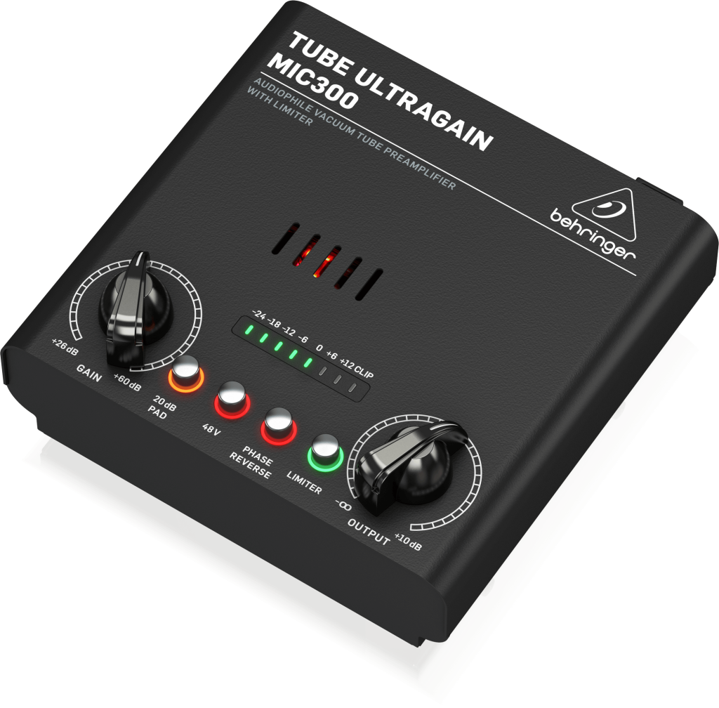 Behringer MIC300 Przedwzmacniacz mikrofonowy lampowy
