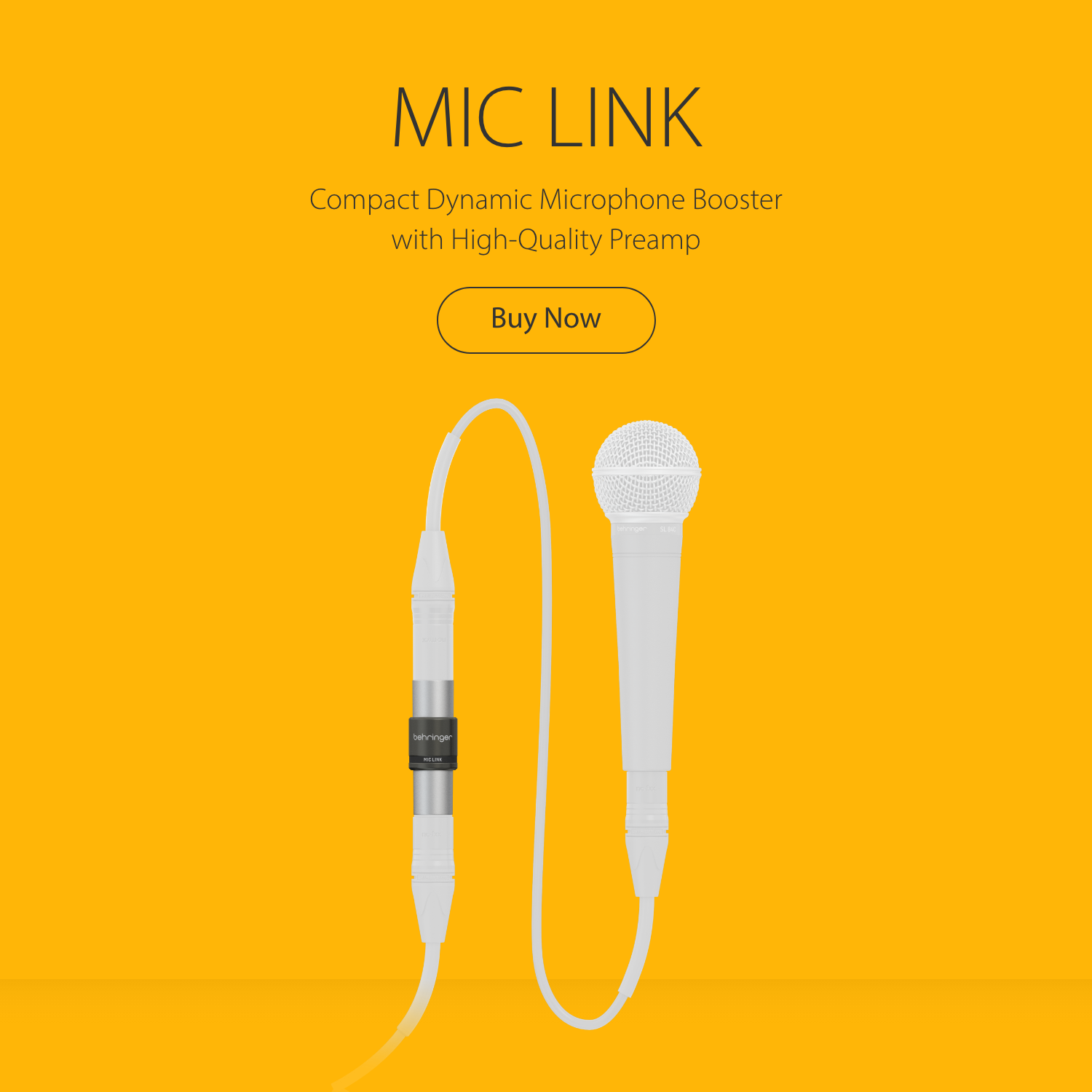 Behringer MIC LINK Miniaturowy booster mikrofonowy